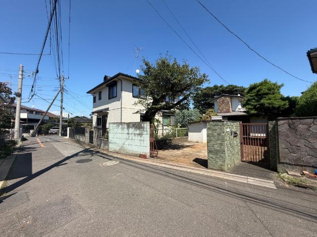 さいたま市北区盆栽町100坪 前面道路含む現地写真