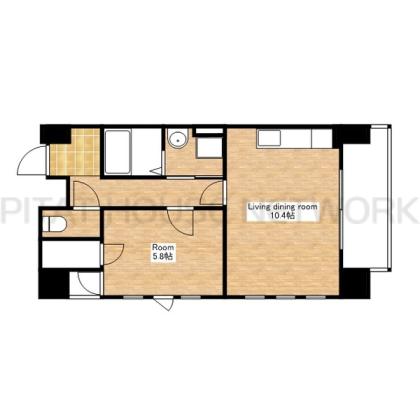 角部屋　1LDK