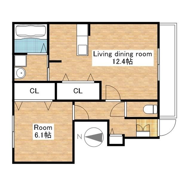 1・2階使える間取で