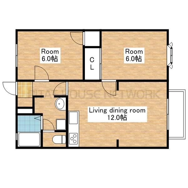改装された綺麗な室内