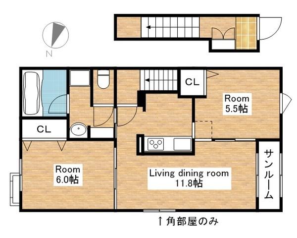 ブリアン　オーブ　Ⅰ（201） 間取り図画像