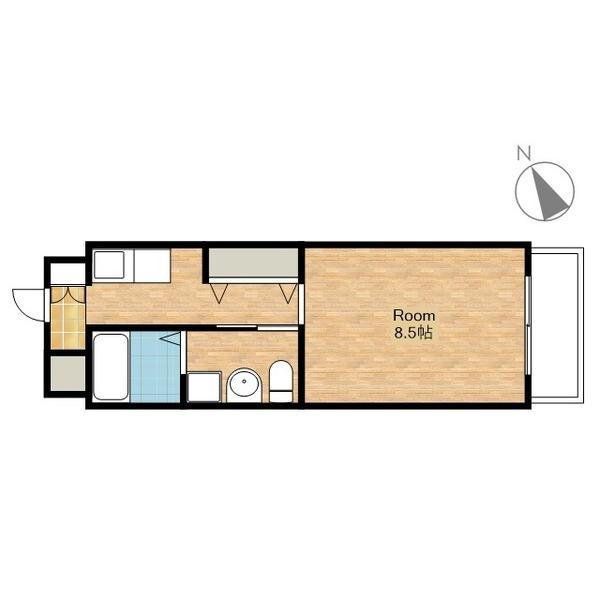 Feliche・Garden（107） 間取り図画像
