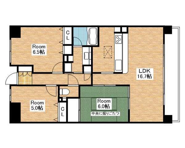 広々3ＬＤＫ！