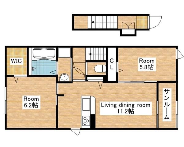 サンルーム完備！