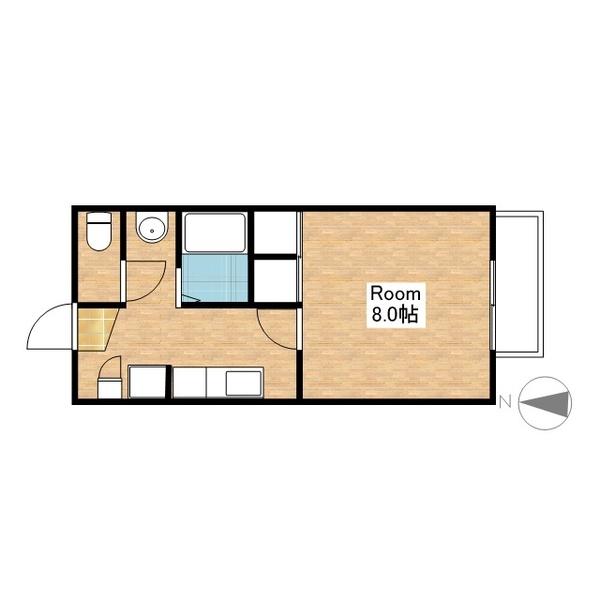 セゾンラメール（207） 間取り図画像