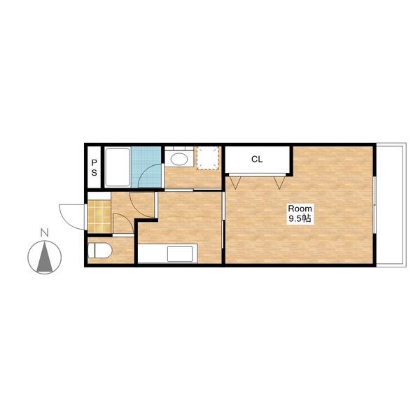 明るい居室です