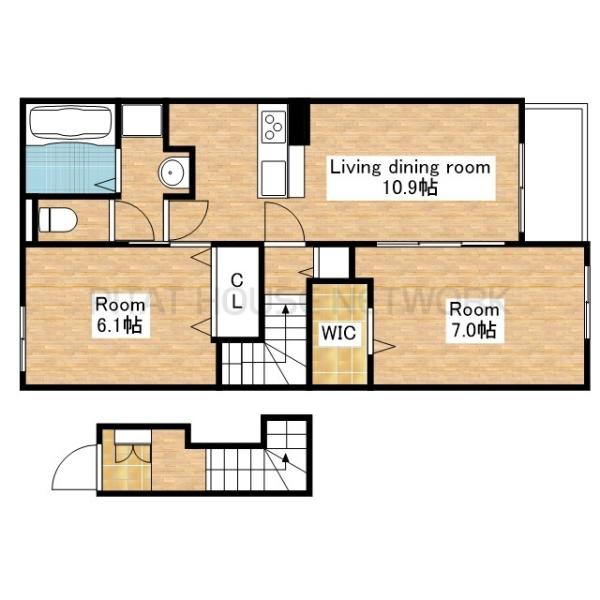 2LDK　WIC