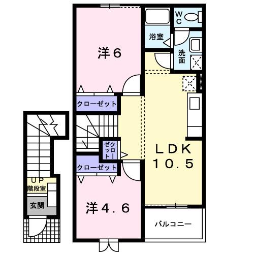 ミニヨンＡ（203） 間取り図画像