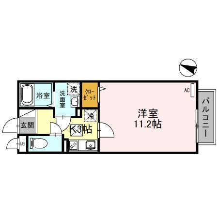 パレスハイジ（102） 間取り図画像