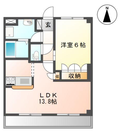 メゾン　トレント 間取り図画像
