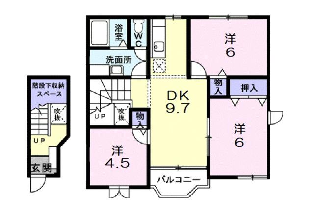 アルバⅡ（203） 間取り図画像