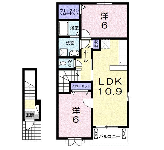 Ｒｉｒｉａ　Ⅶ　Ⅴ（205） 間取り図画像