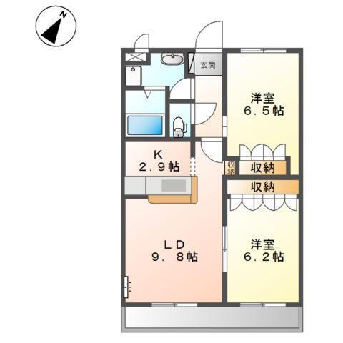 グランディス 間取り図画像