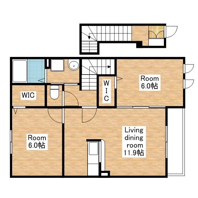 南向きバルコニー