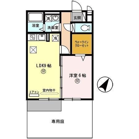 レセンテ出町　C棟（107） 間取り図画像