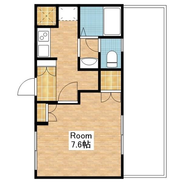 ベランダ広々！！