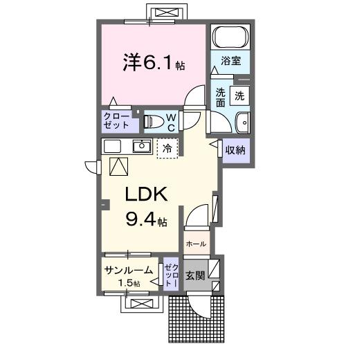ＭＫ・テララ（101） 間取り図画像