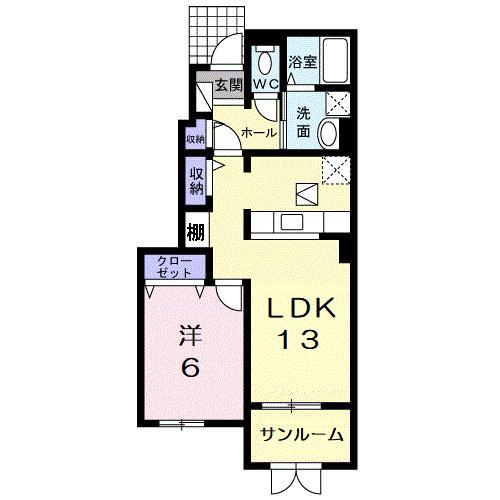 フォレストパーク・七番館（102） 間取り図画像