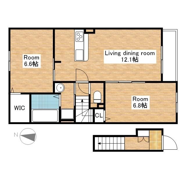 エアコン2基つき！