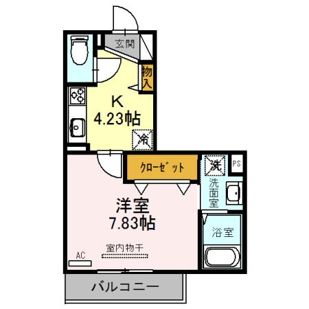 ルミナーレ・ハンス（201） 間取り図画像