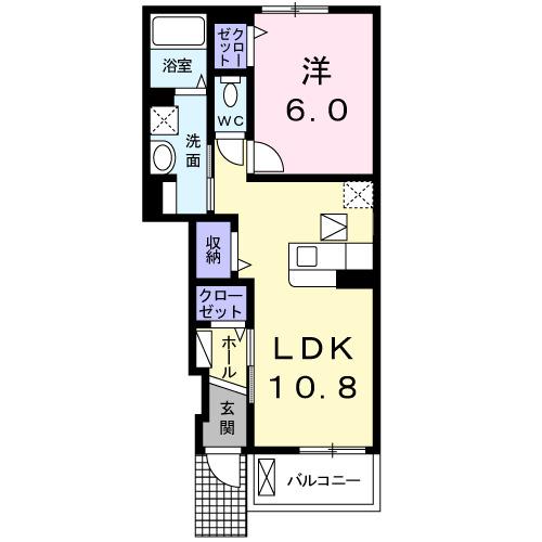モンテ　グランデ　Ⅱ（103） 間取り図画像