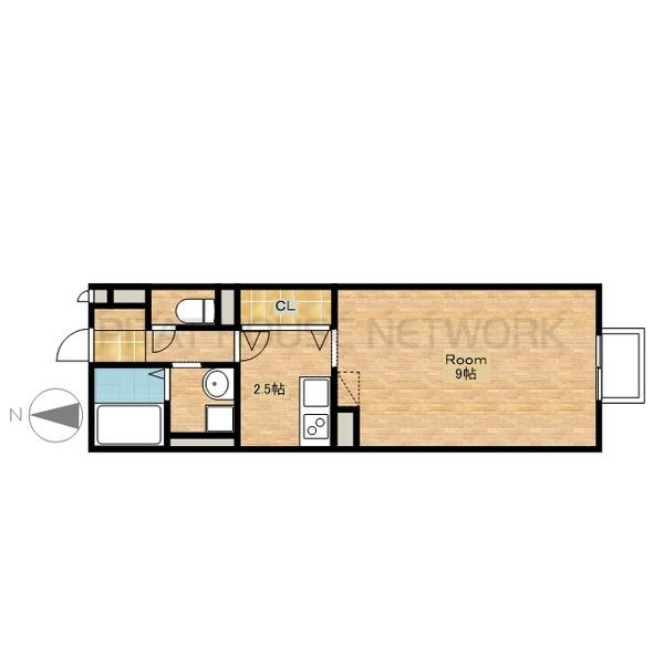 南向きバルコニー