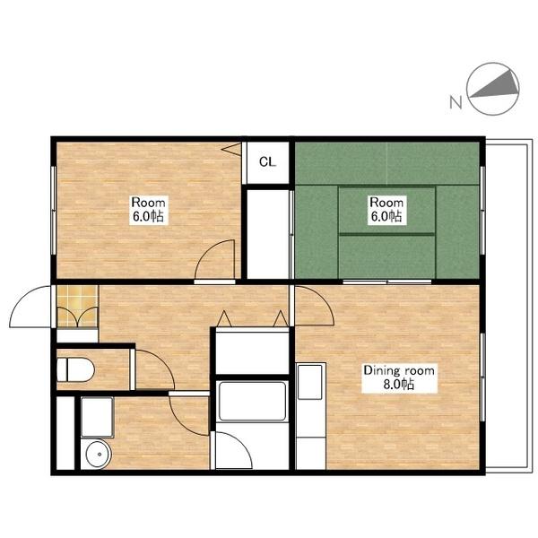 広々ベランダ！