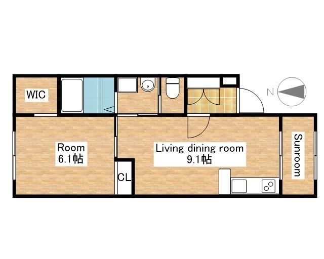 インナーバルコニー付き！