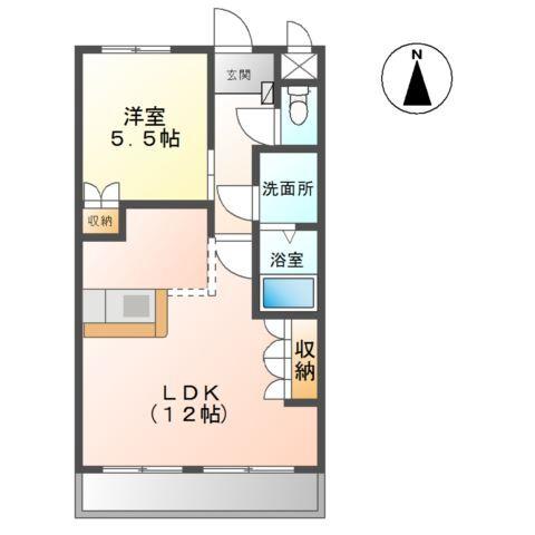 グッドラック 間取り図画像