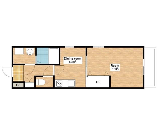 野洲市小篠原マンション 間取り図画像
