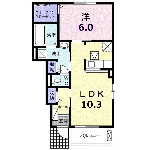 カルム・メゾン（103） 間取り図画像