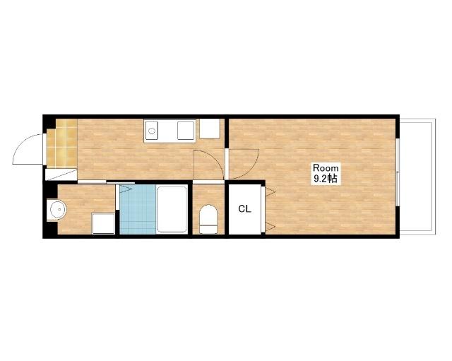 野洲市小篠原マンション 間取り図画像