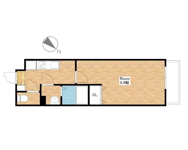 野洲市行畑マンション 間取り図画像