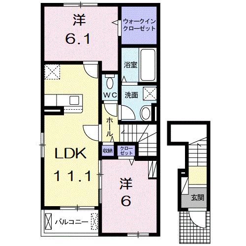 ネオ・ユニゾンⅢ（201） 間取り図画像