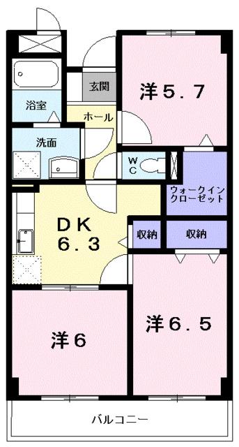 リヴェール須舞（202） 間取り図画像