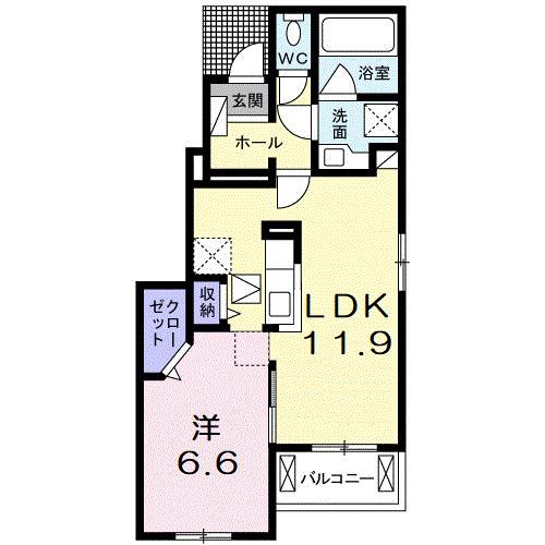 アルコバレーノ（101） 間取り図画像