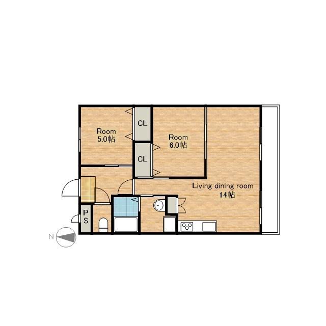 反転タイプの間取りです！