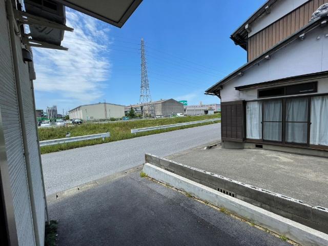 長浜市小堀町アパート 眺望