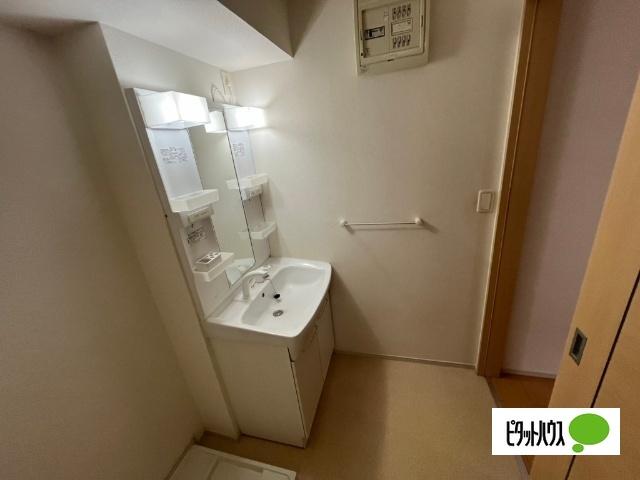 野洲市西河原アパート 洗面