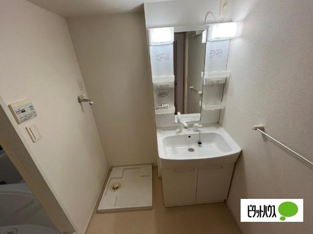 野洲市西河原アパート 洗面