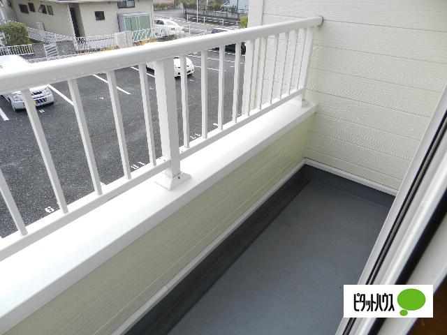 近江八幡市十王町アパート バルコニー