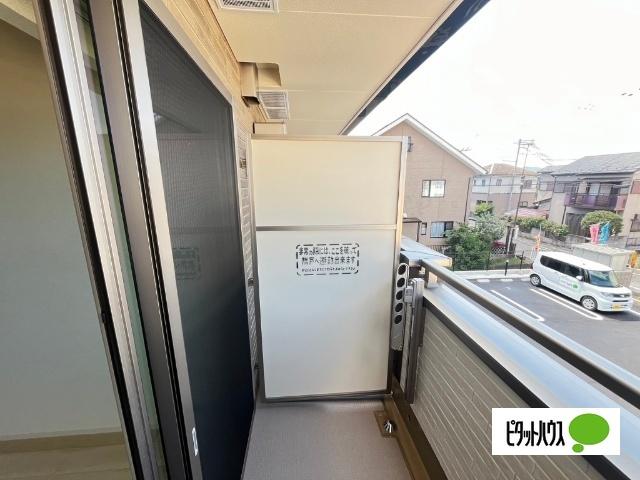 近江八幡市土田町アパート バルコニー