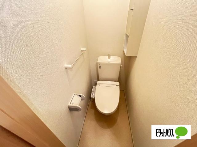 蒲生郡竜王町大字小口アパート トイレ