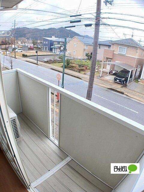 東近江市林町アパート バルコニー