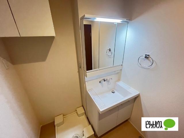 野洲市三上アパート 洗面
