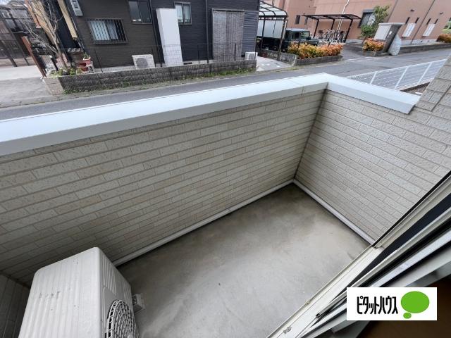 野洲市西河原アパート バルコニー