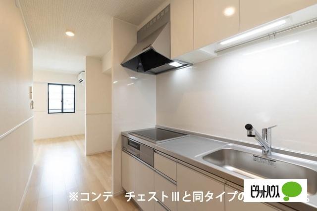 近江八幡市本町アパート キッチン