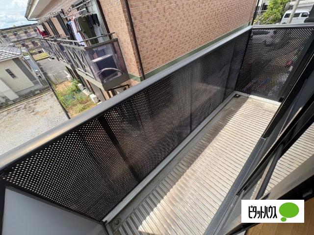 野洲市吉地アパート バルコニー
