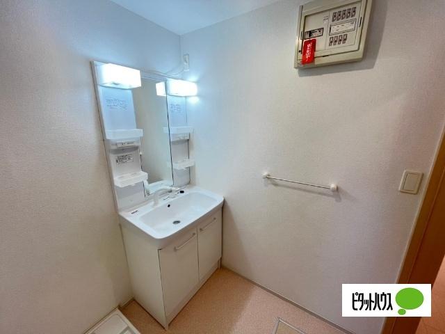 野洲市西河原アパート 洗面