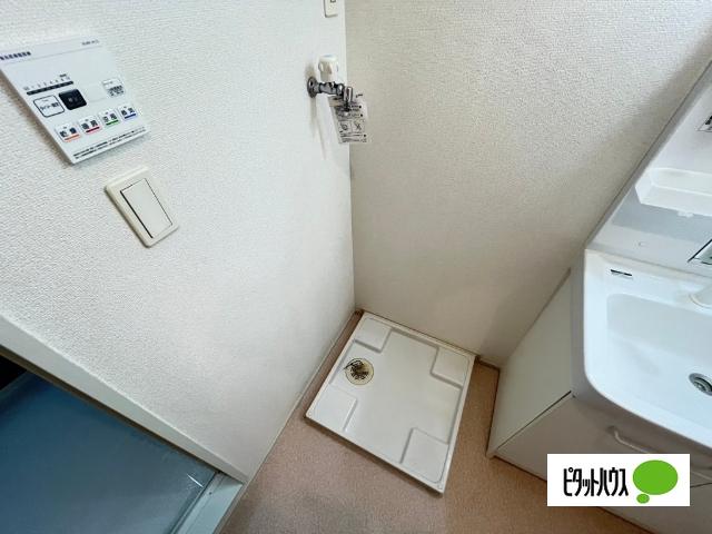 野洲市西河原アパート 洗面